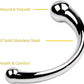 SteelCurve Metal Double-Ended G-Spot Prostate Massager Wand