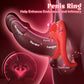 HeartSync Cock Ring Clit Stimulator 9 Modes Silicone