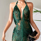 V-Cut Fringe Chemise