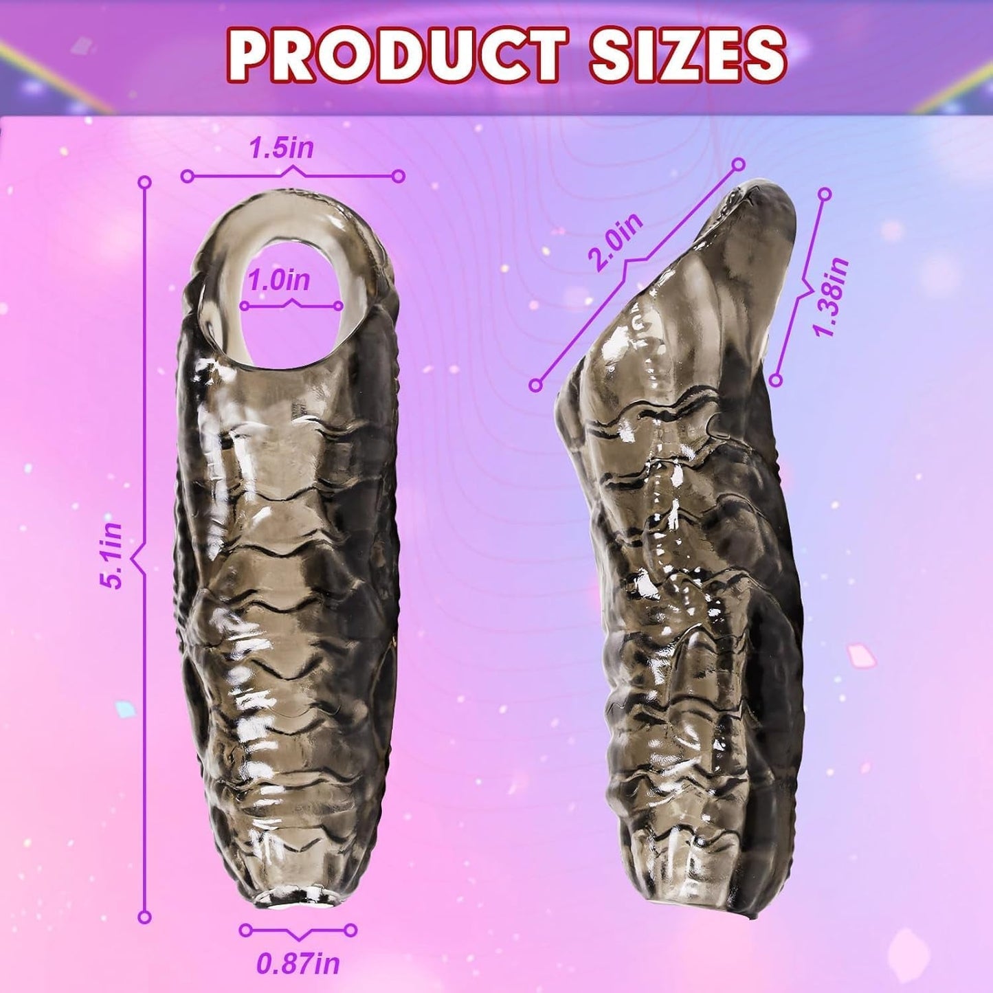 MythriX Monster Penis Sleeve 3 Texture Silicone Extender