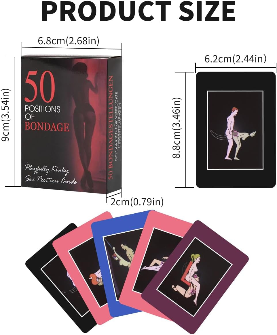 Cartas de Posiciones Sexuales BDSM de VelvetDare