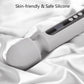 SteelAura Vibrador de Varita de 12" con Pantalla LCD, 10 Modos, Resistente al Agua