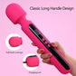 RoseCommand Vibrador de varita de 12" con pantalla LCD, 10 modos, resistente al agua