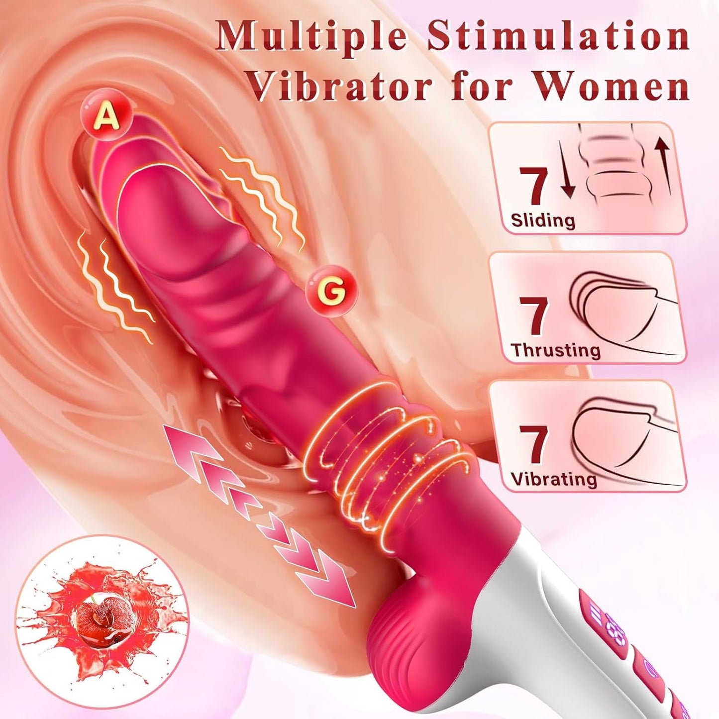 GlideCore Máquina de Sexo Dildo Penetrante 2 en 1