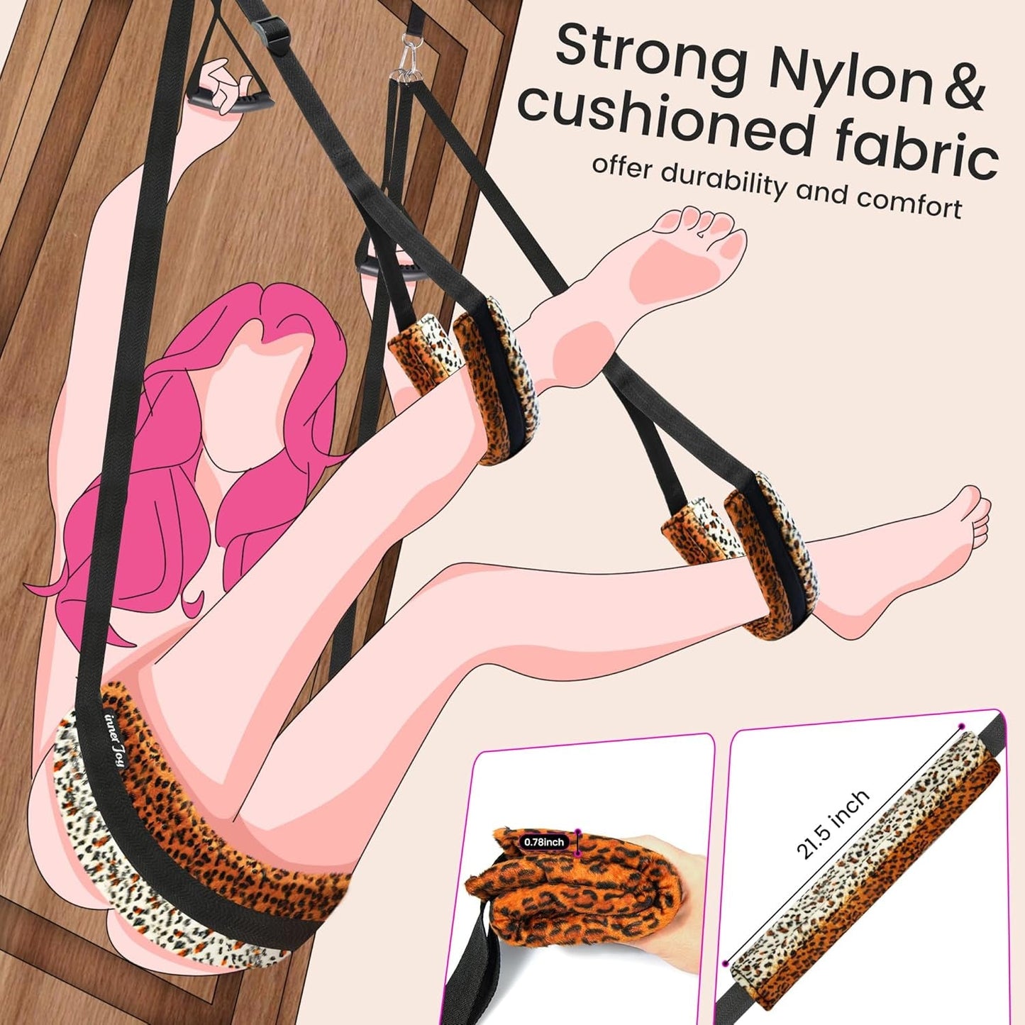 VelarynX Door Sex Swing Adjustable Cushion 330lb