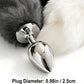 FoxyLuxe Tapón Anal Cola de Zorro con Cola Desmontable