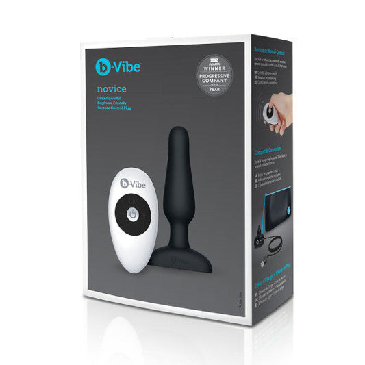 b-Vibe Novice Anal Plug - Black