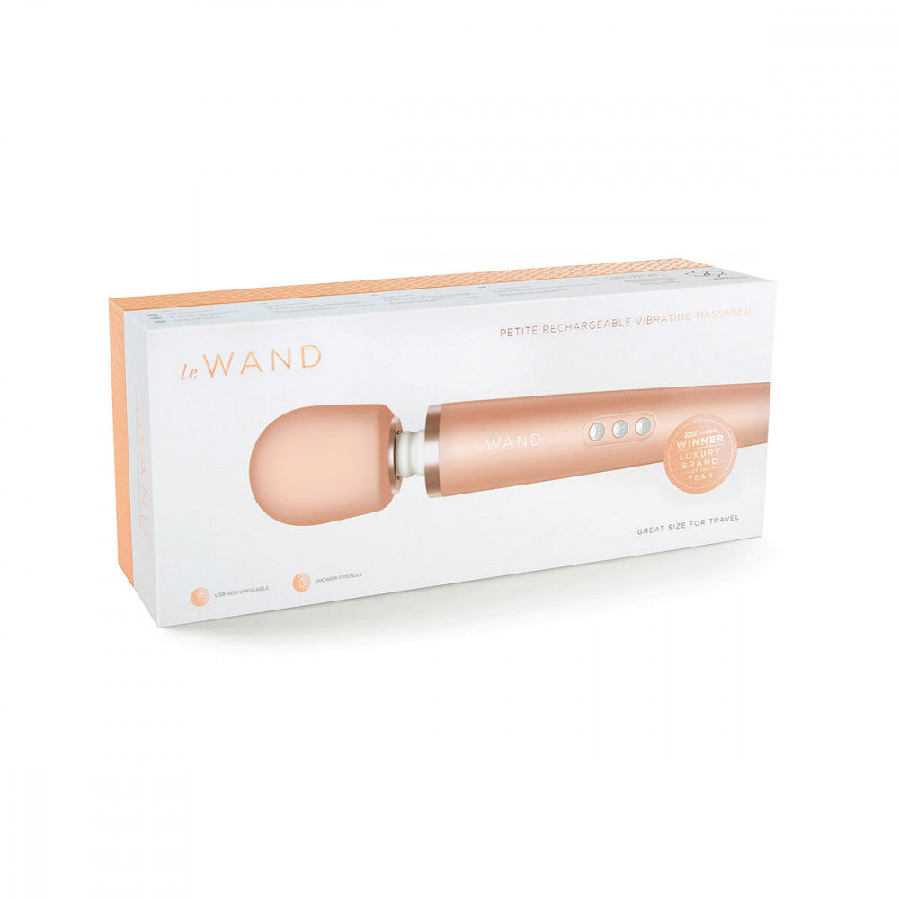 Vibreur baguette Le Wand Petite - Or Rose
