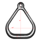 Aluminum Suspension Ring / Trapeze style gymnast Ring - For Shibari or Suspension