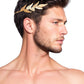 Metal Greek Gold Leaf Headband