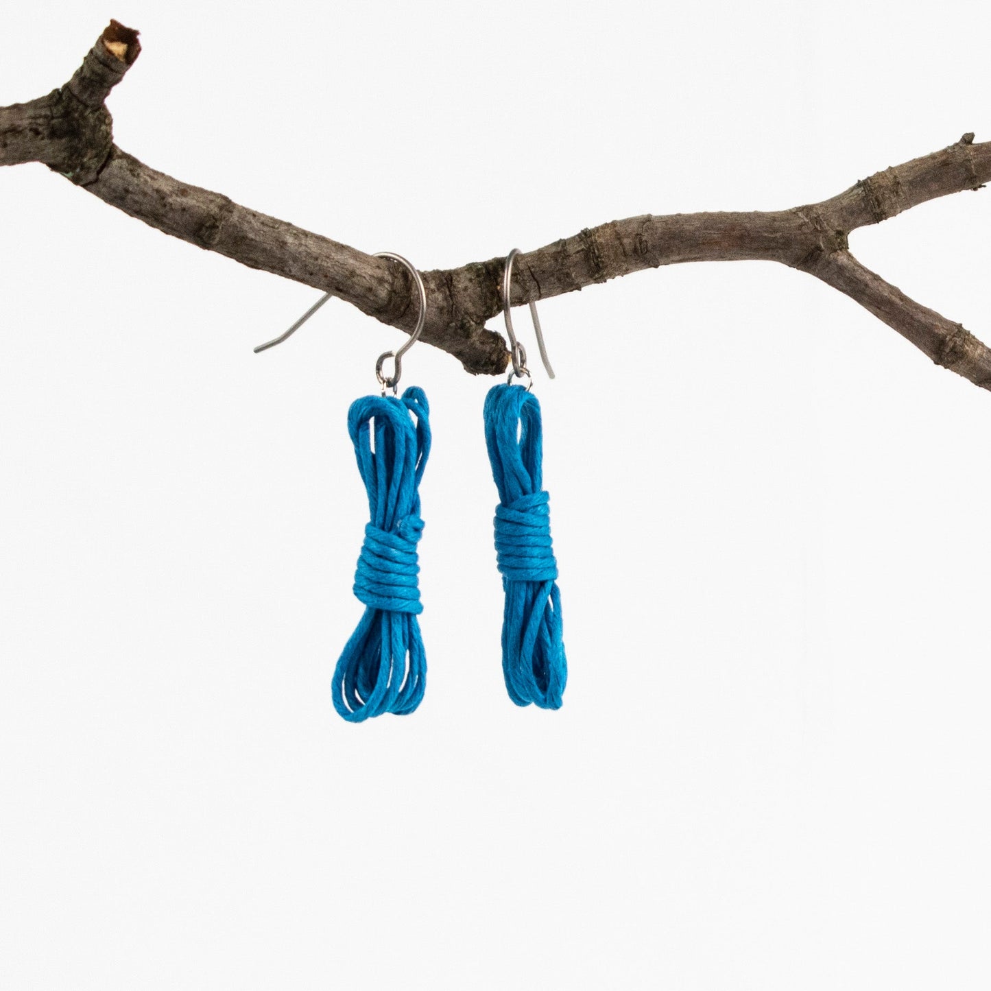 Boucles d'oreilles corde bondage - Boucles d'oreilles bondage - Boucles d'oreilles BDSM - Boucles d'oreilles Kink
