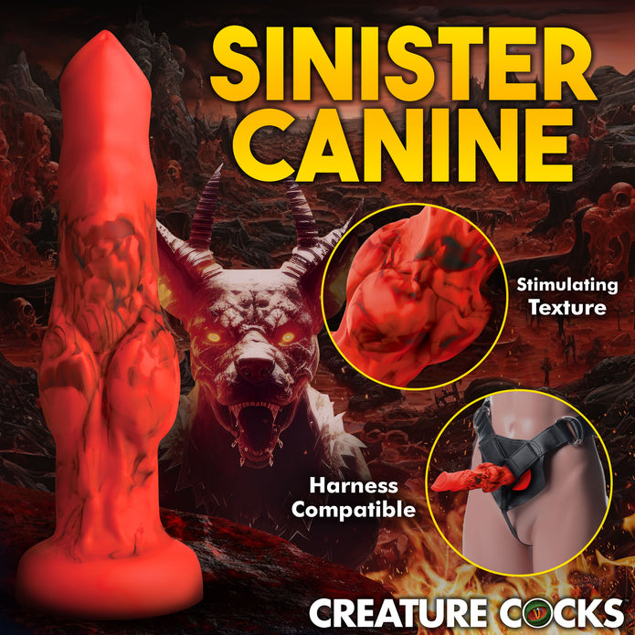 Dildo de silicona grande Creature Cocks Fire Hound