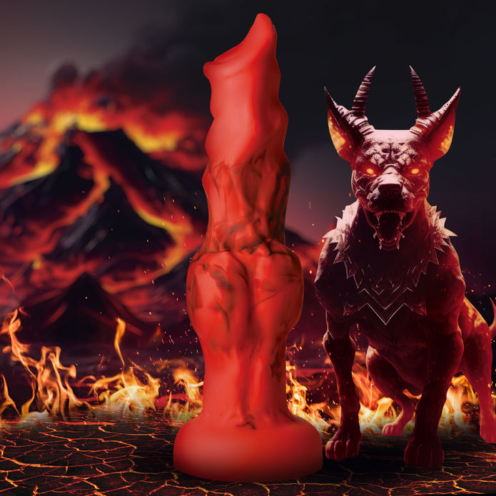 Dildo de silicona grande Creature Cocks Fire Hound