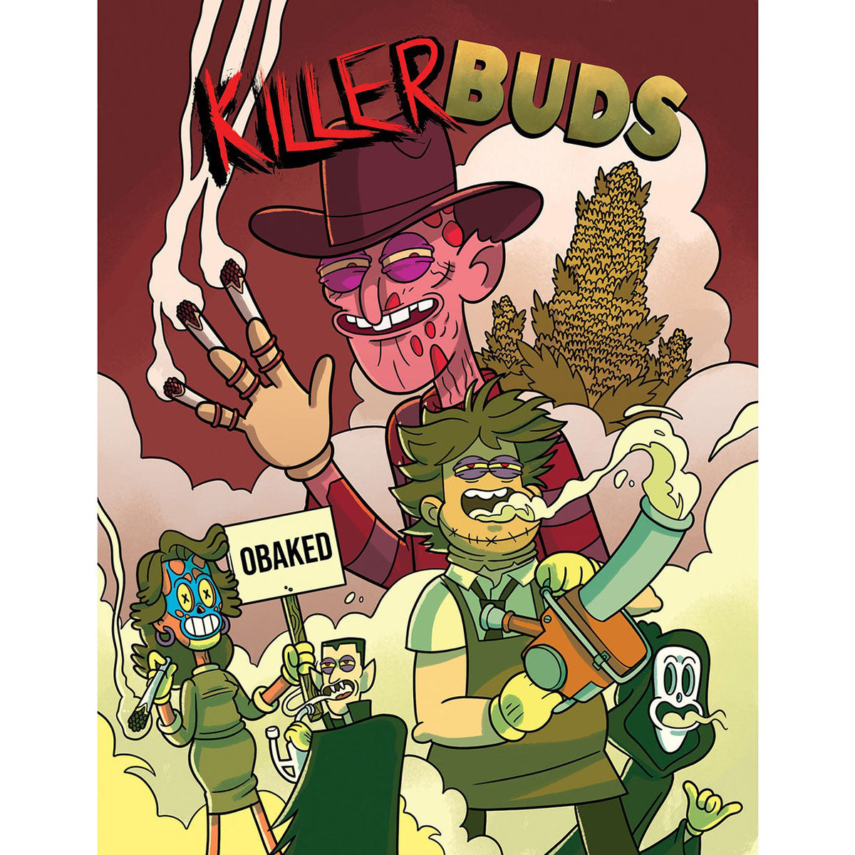 Livre de coloriage Wood Rocket Killer Buds