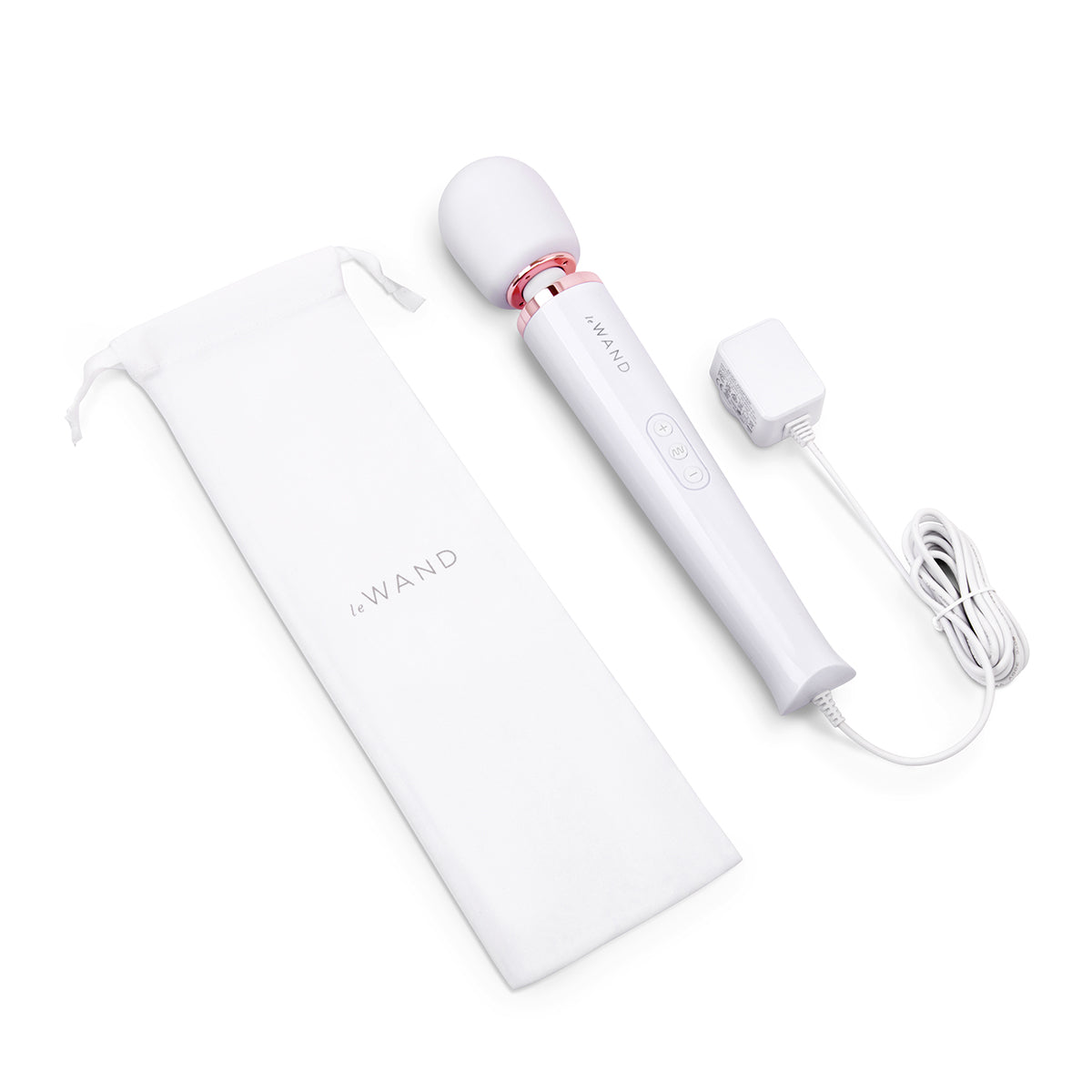 Masajeador de varita vibratoria con cable Le Wand - Blanco