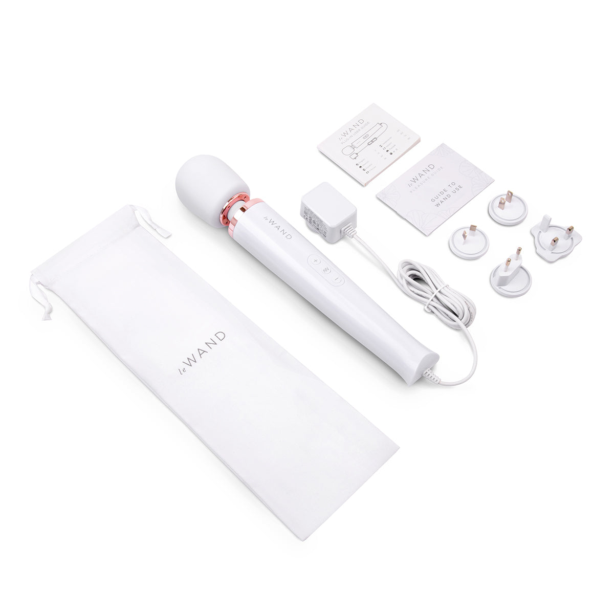 Masajeador de varita vibratoria con cable Le Wand - Blanco