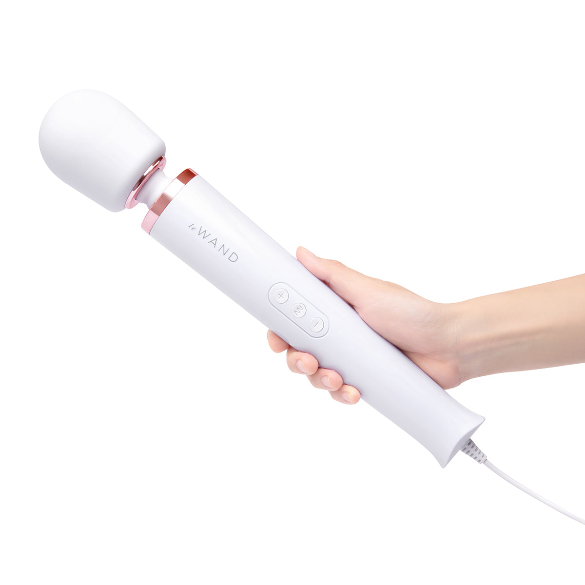 Masajeador de varita vibratoria con cable Le Wand - Blanco