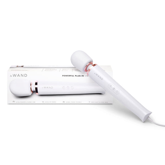 Le Wand Baguette Massante Vibrante Filaire – Blanc