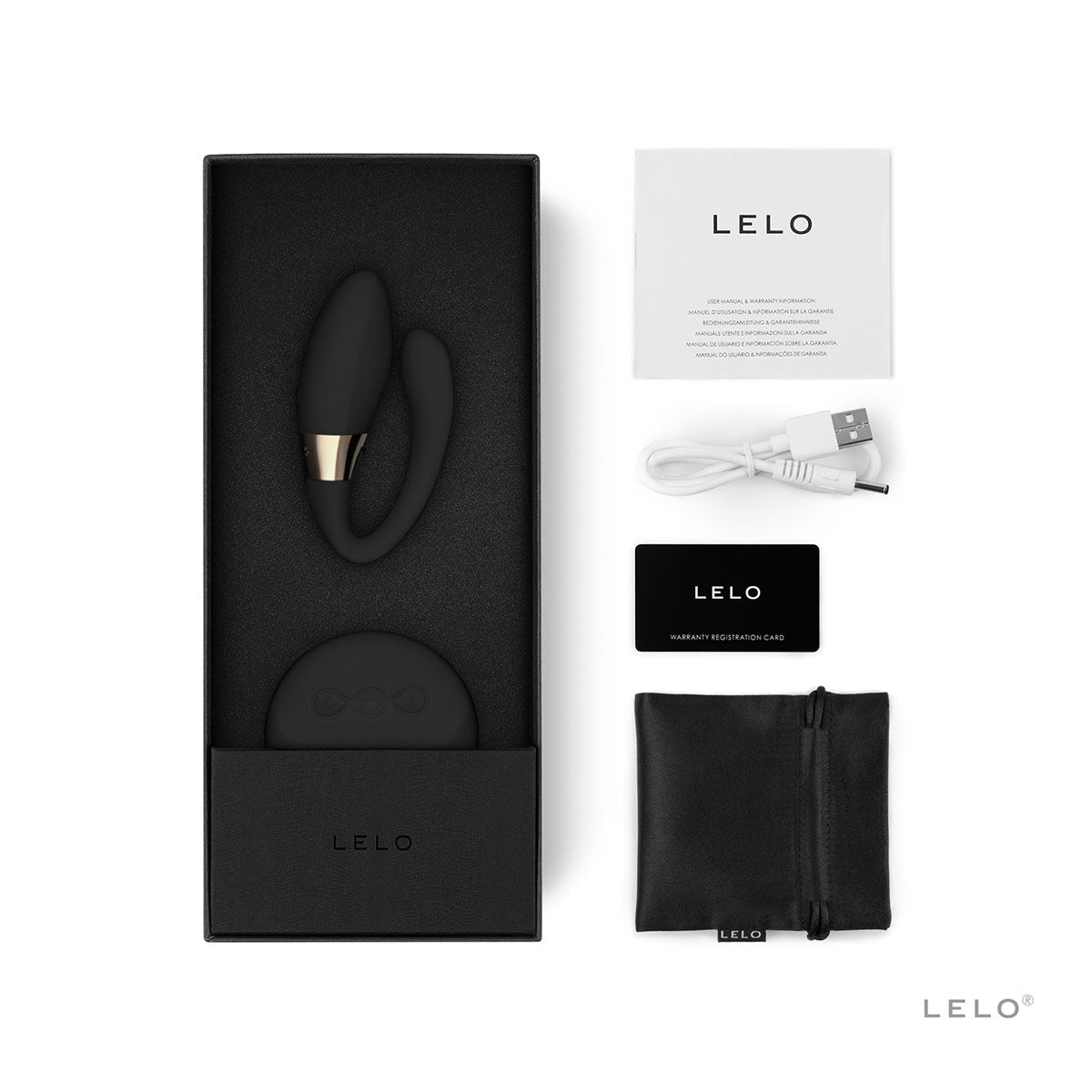 Vibrador para parejas LELO Tiani Duo - Negro