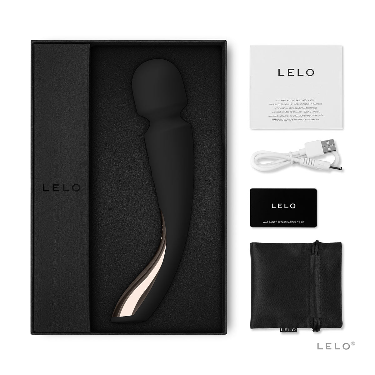 LELO Smart Wand 2 Medium - Noir
