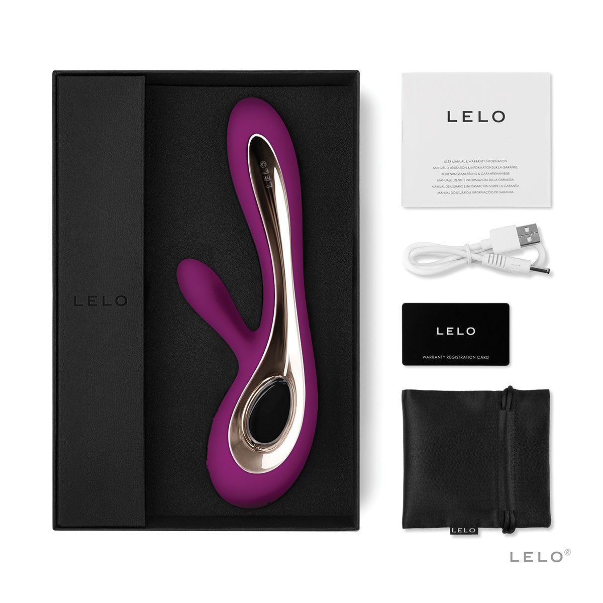 Vibrador Conejo LELO Soraya 2 - Deep Rose