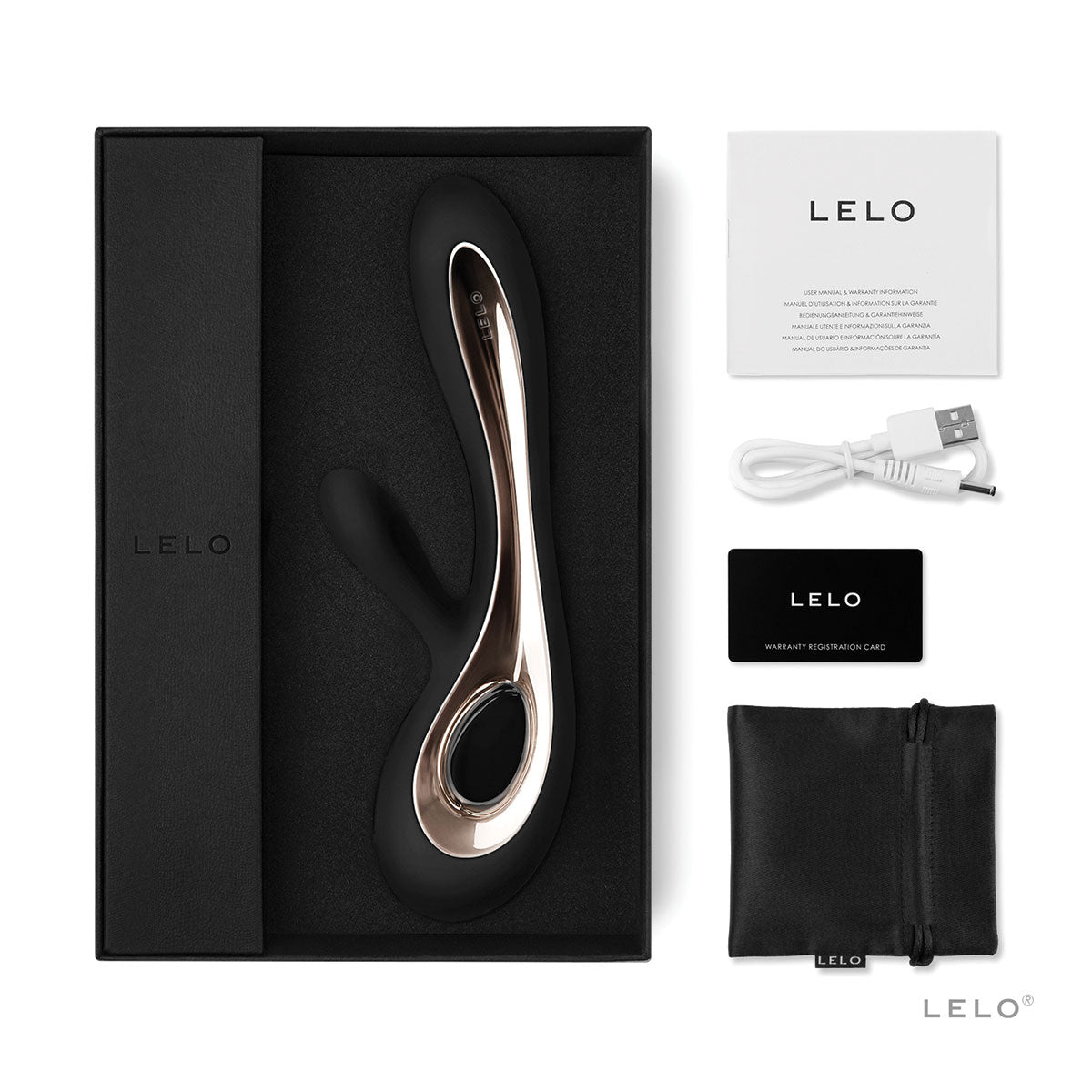 Vibrador LELO Soraya 2 Rabbit - Negro