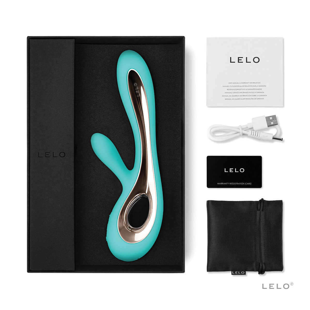 Vibromasseur LELO Soraya 2 Lapin - Aqua