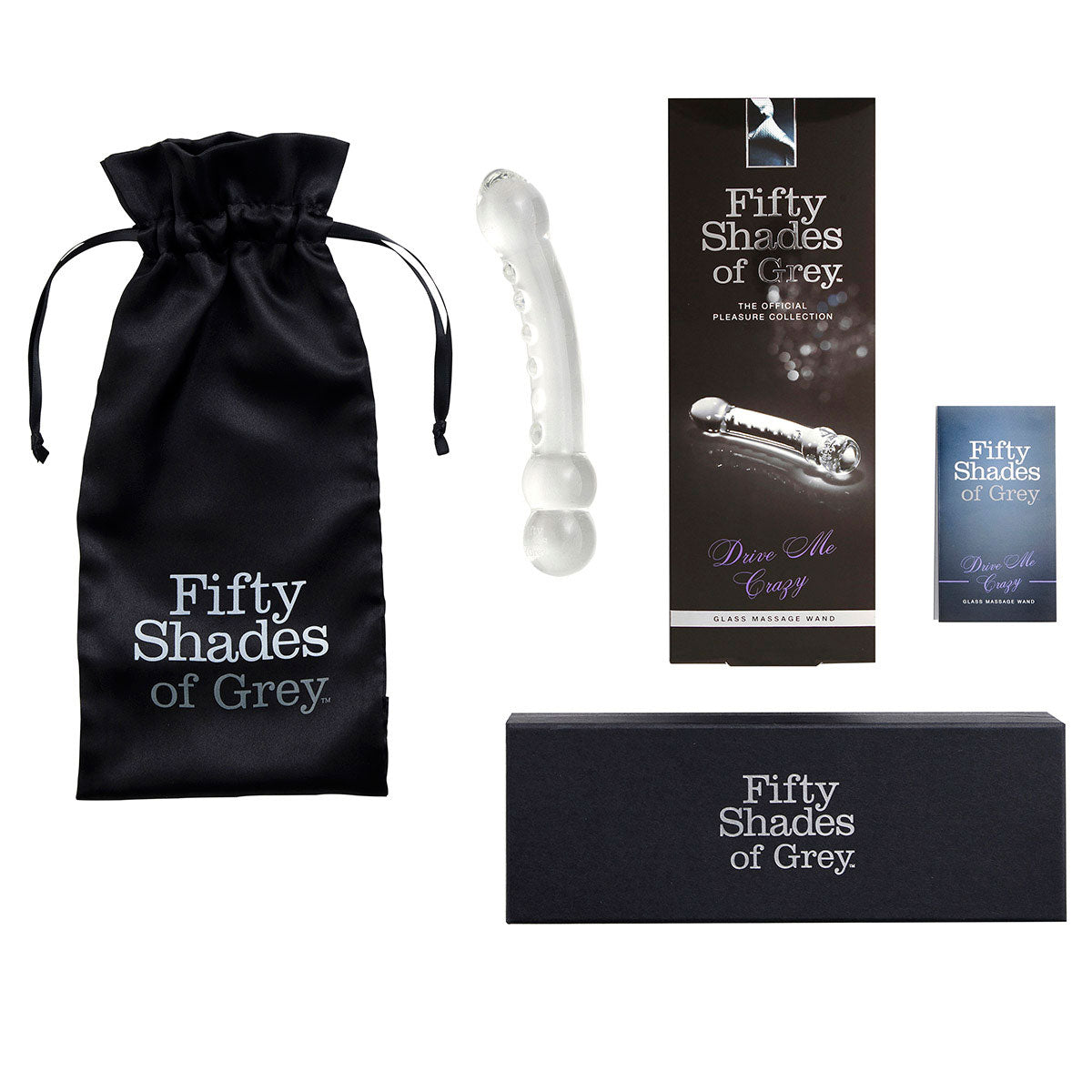 Cinquante nuances – Baguette de massage en verre Drive Me Crazy