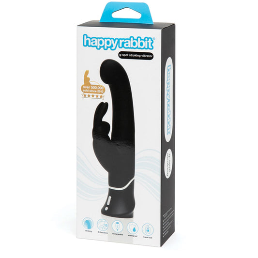 Vibromasseur Lapin Point G Happy Rabbit Noir