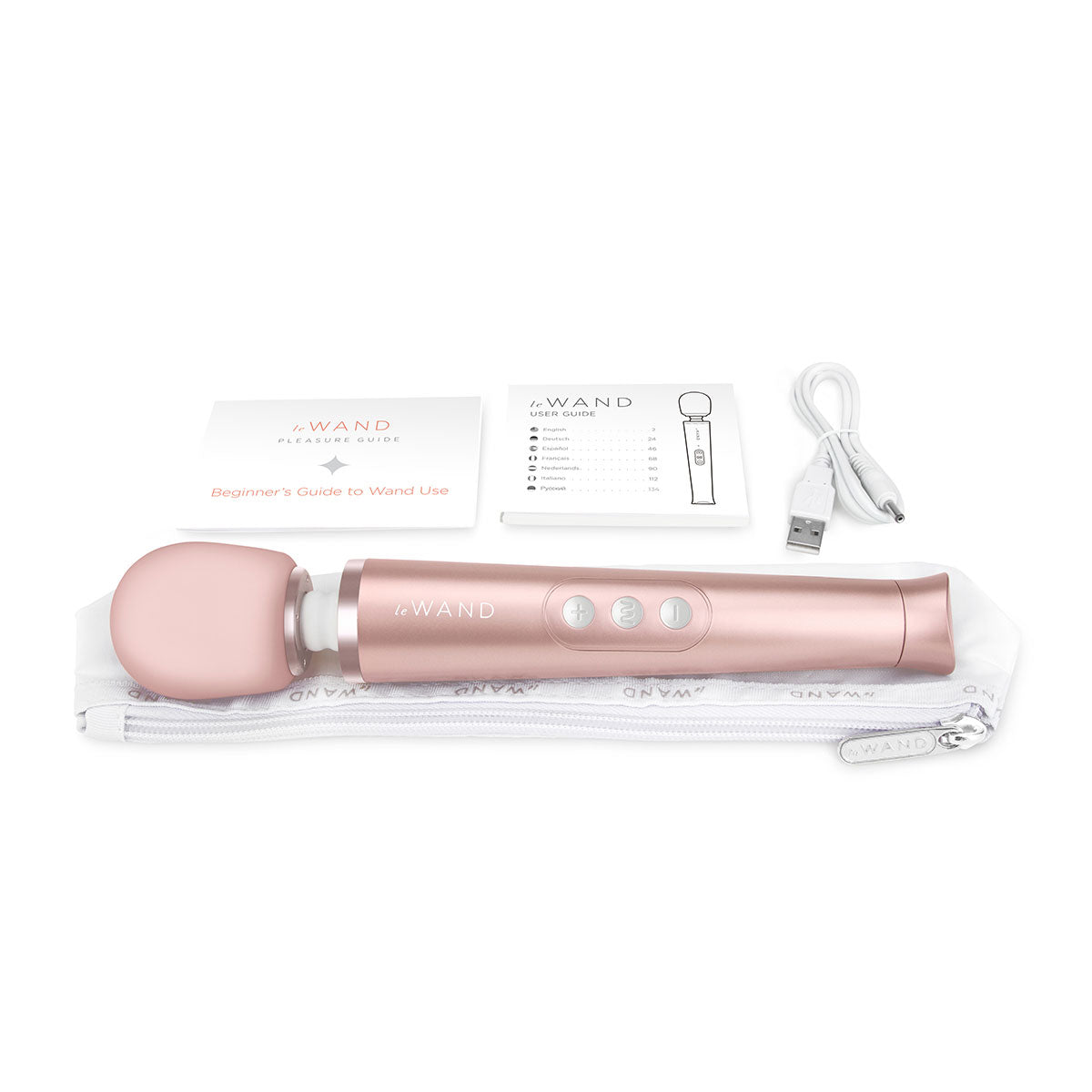 Vibreur baguette Le Wand Petite - Or Rose