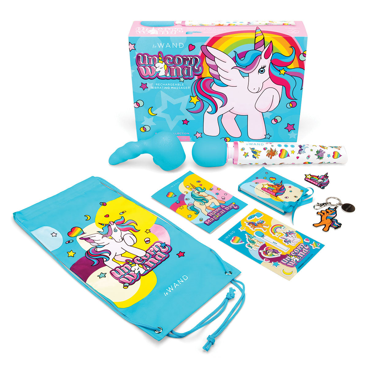 Set de Masajeador Unicornio Edición Limitada Le Wand