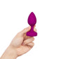 Plug vibrant Bijou b-Vibe S/M - Fuchsia