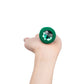 b-Vibe Vibrating Jewel Plug M/L - Esmeralda