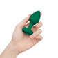 b-Vibe Vibrating Jewel Plug M/L - Esmeralda