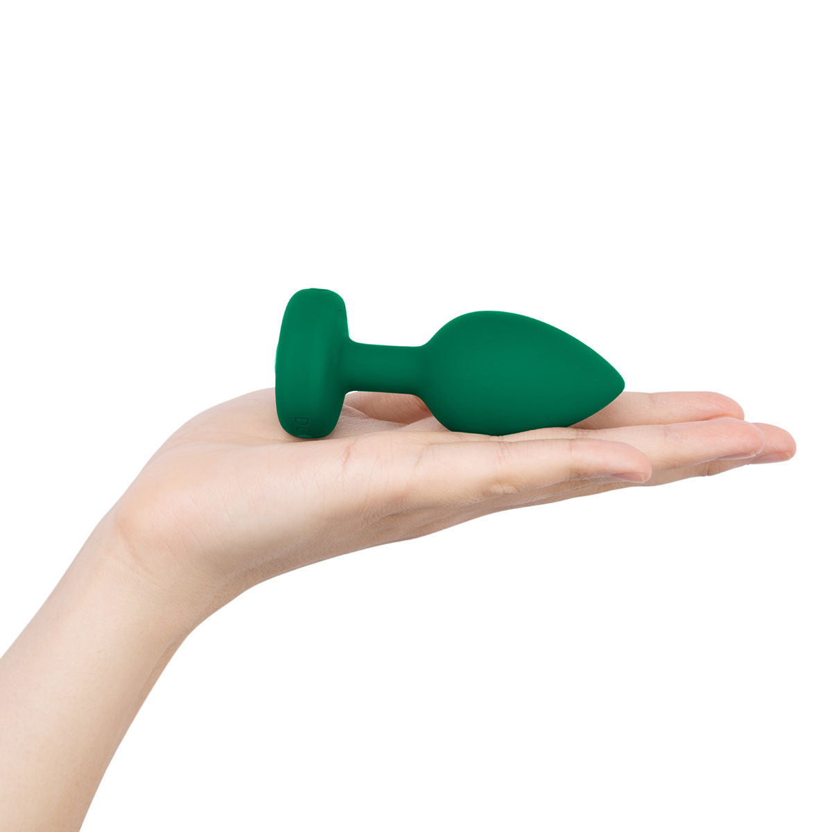 b-Vibe Vibrating Jewel Plug M/L - Esmeralda