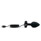 b-Vibe Vibrating Jewel Plug M/L - Negro