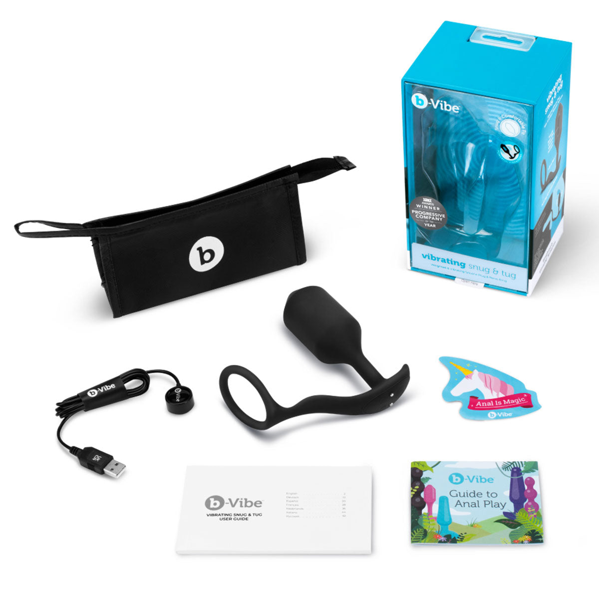b-Vibe Snug & Tug Vibrant XL Noir