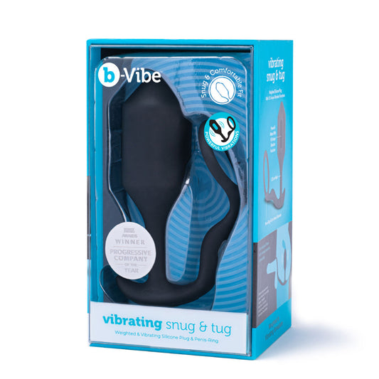 b-Vibe Vibrating Snug & Tug XL Black