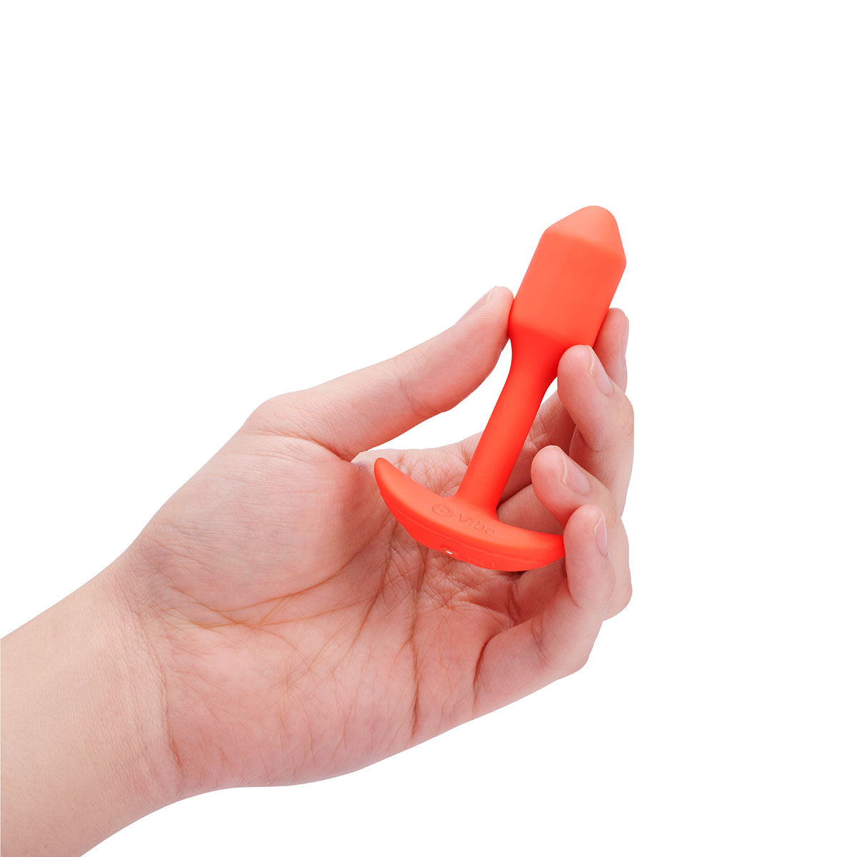 b-Vibe Vibrating Snug Plug 1 S Naranja