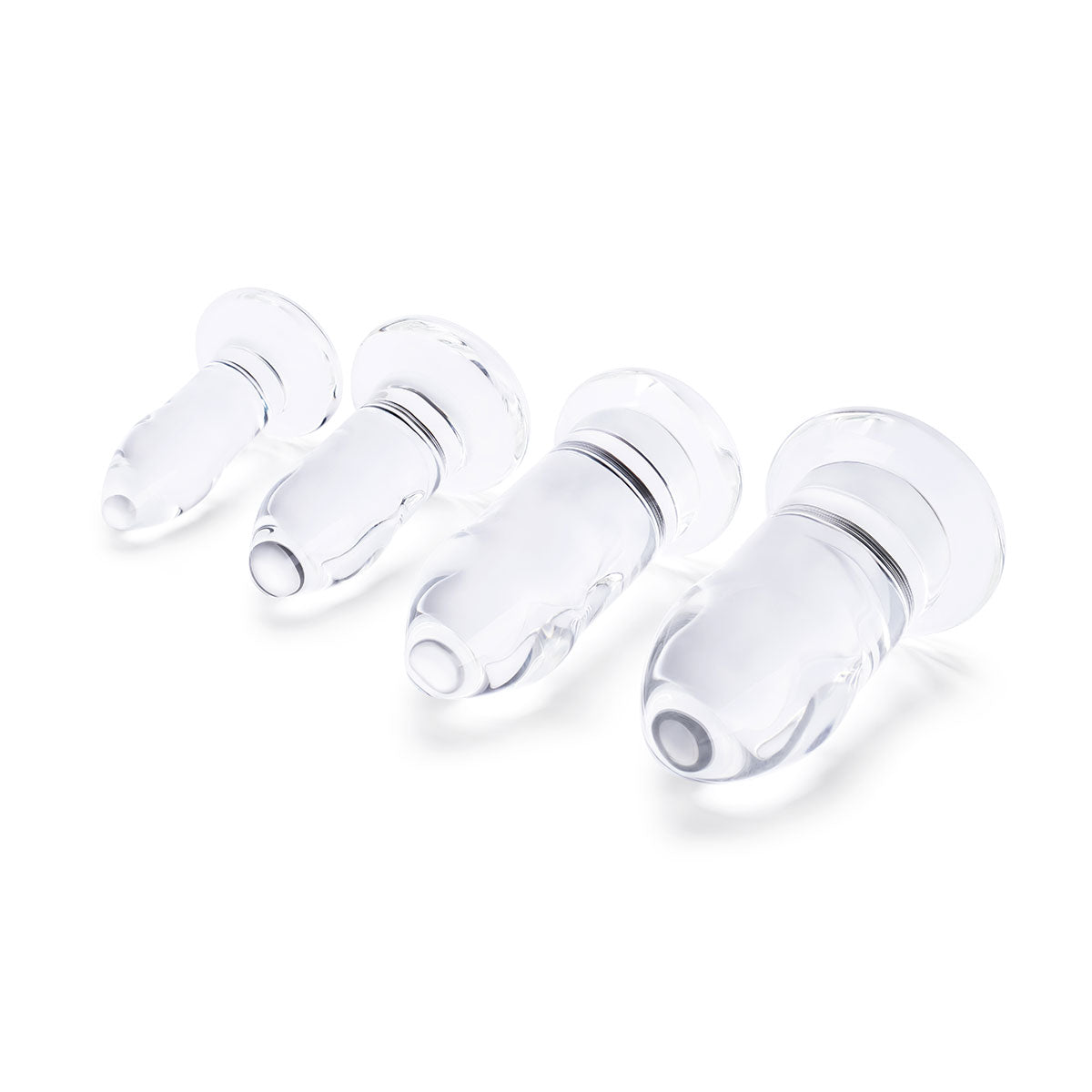 Juego de dilatadores anales de cristal b-Vibe