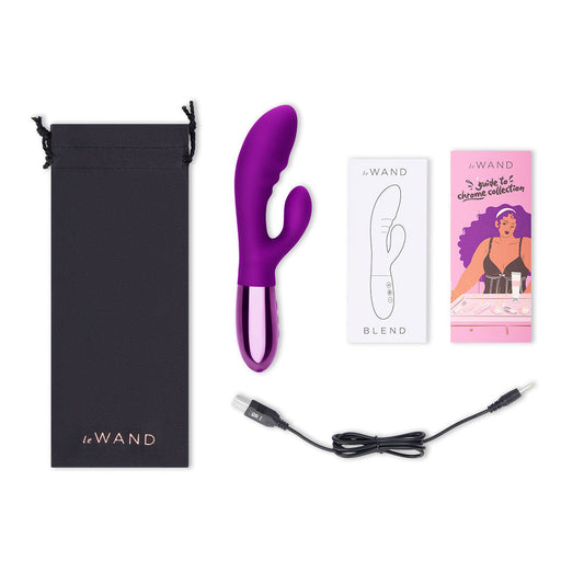 Vibreur lapin Le Wand Blend – Cerise noire
