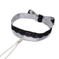 Cincuenta sombras: Collar de satén y pinzas para pezones Play Nice