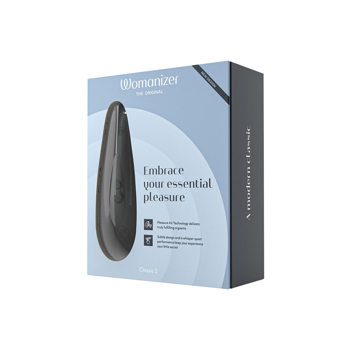 Womanizer Classic 2 Clitoral Stimulator - Black