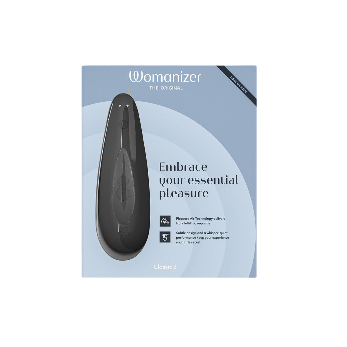 Womanizer Classic 2 Clitoral Stimulator - Black