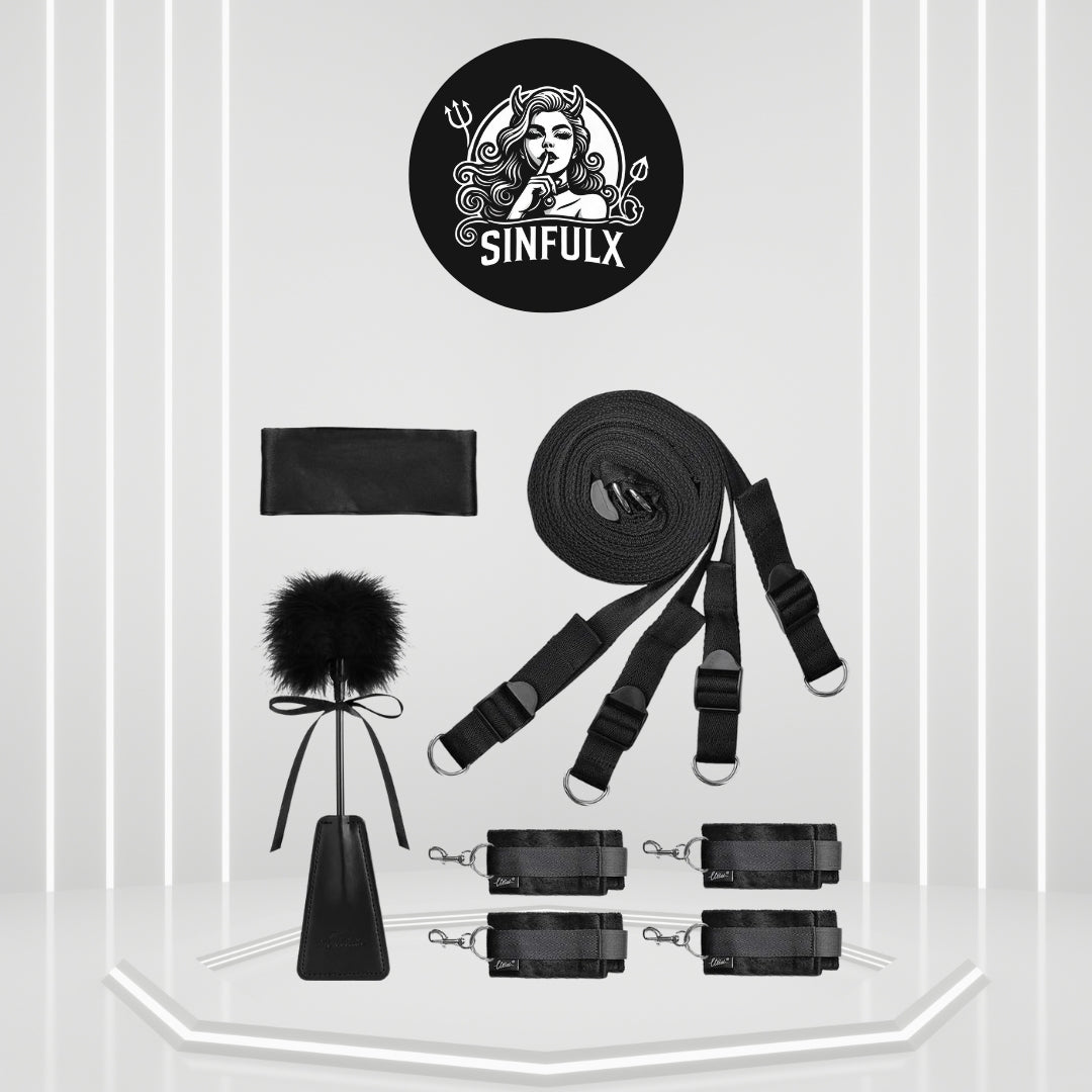 Kit de sujeción ajustable para cama de BDSM