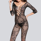 All Lace Lace-Up Bodystocking