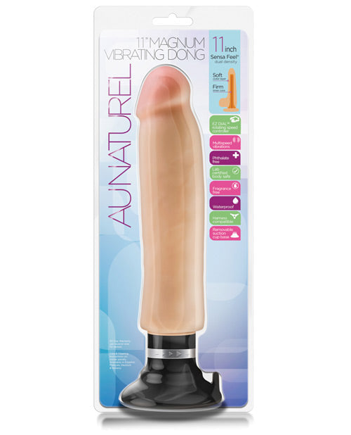 Blush Au Naturel 11" Vibromasseur Anatomic Magnum - Beige