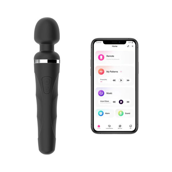 Vibrador Mini Varita Lovense Domi 2 - Negro