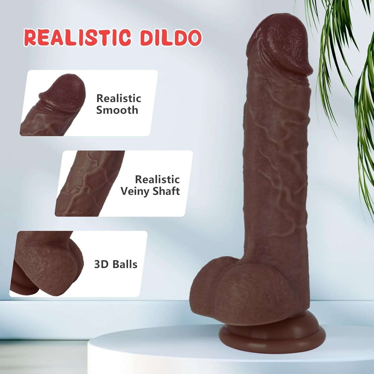 Dildo realista de silicona BBD