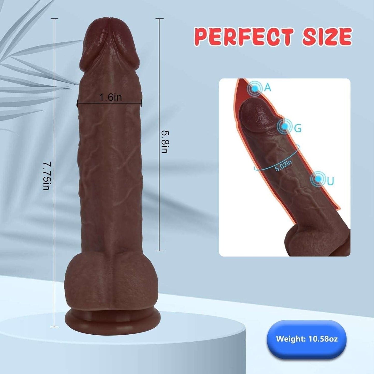 Dildo realista de silicona BBD